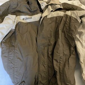 Columbia Men's Performance Jacket - Brown and Cream